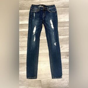 Distressed Skinny Jeans, size 7